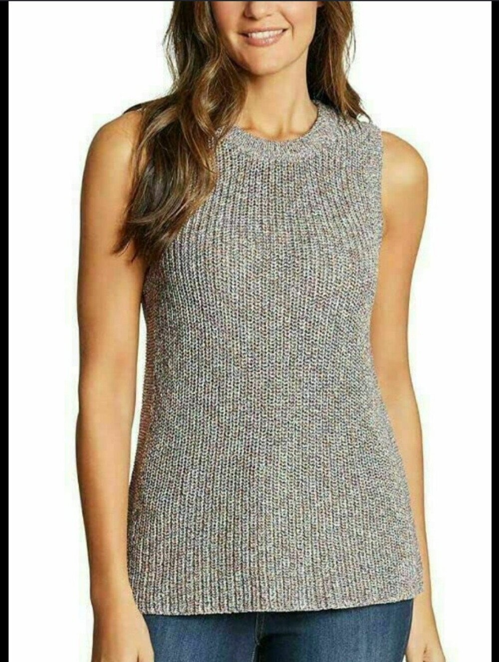 Rainbow Knit Sweater Tank
